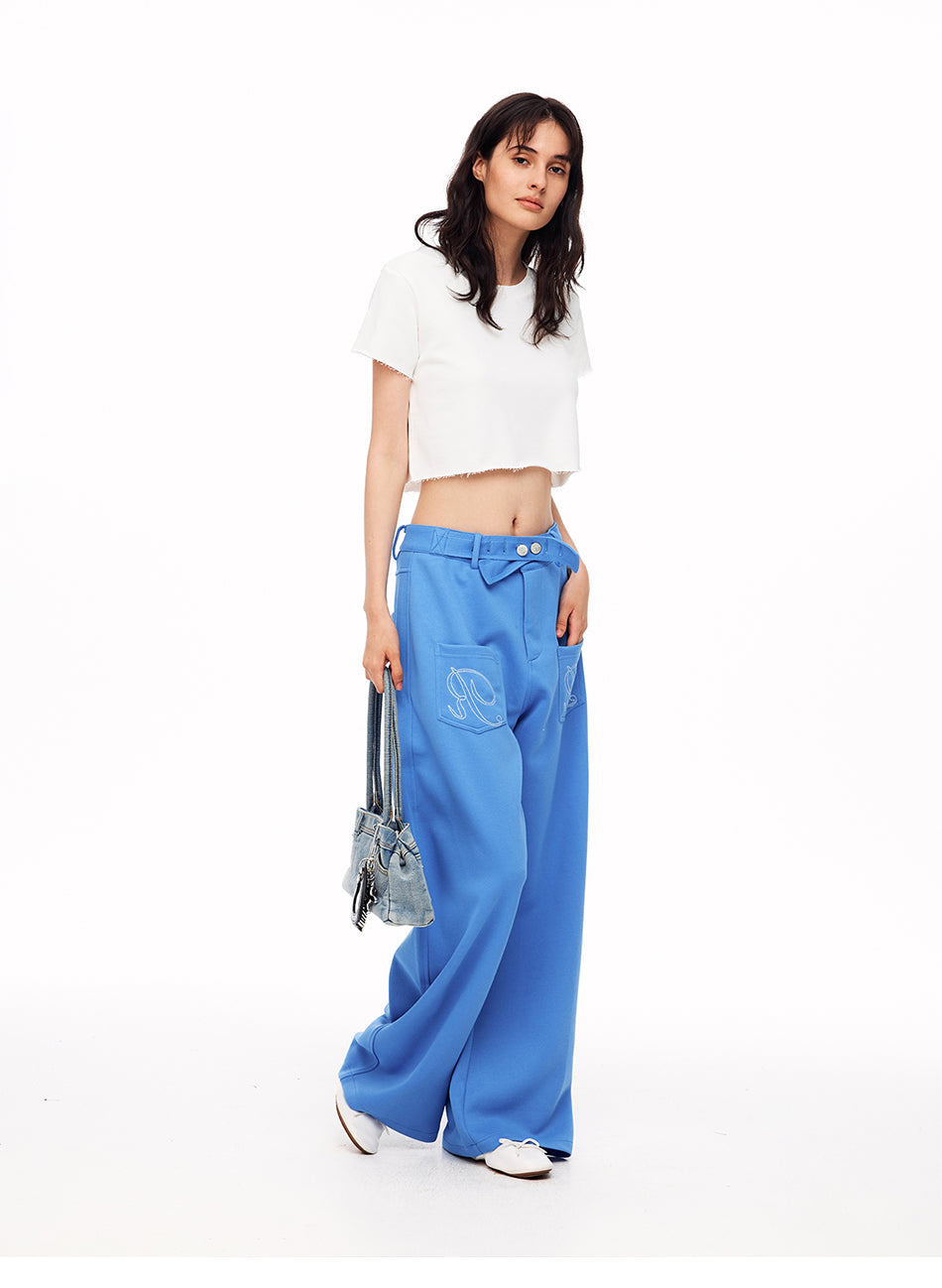 MADWITCH RAW EDGE CROPPED CREWNECK TEE #2026569