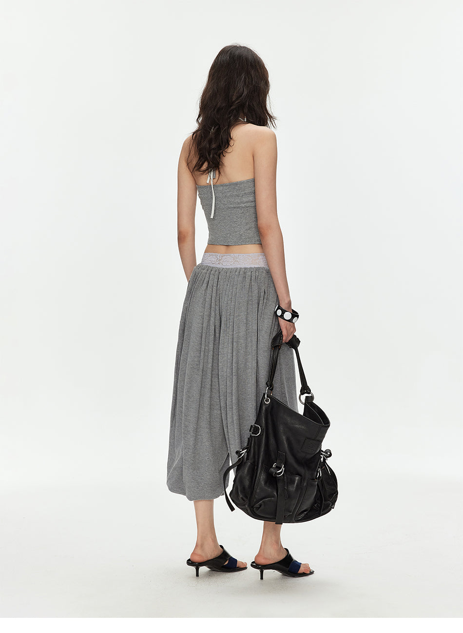 MADWITCH LYOCELL SLIM BACKLESS HALTER TOP #69832