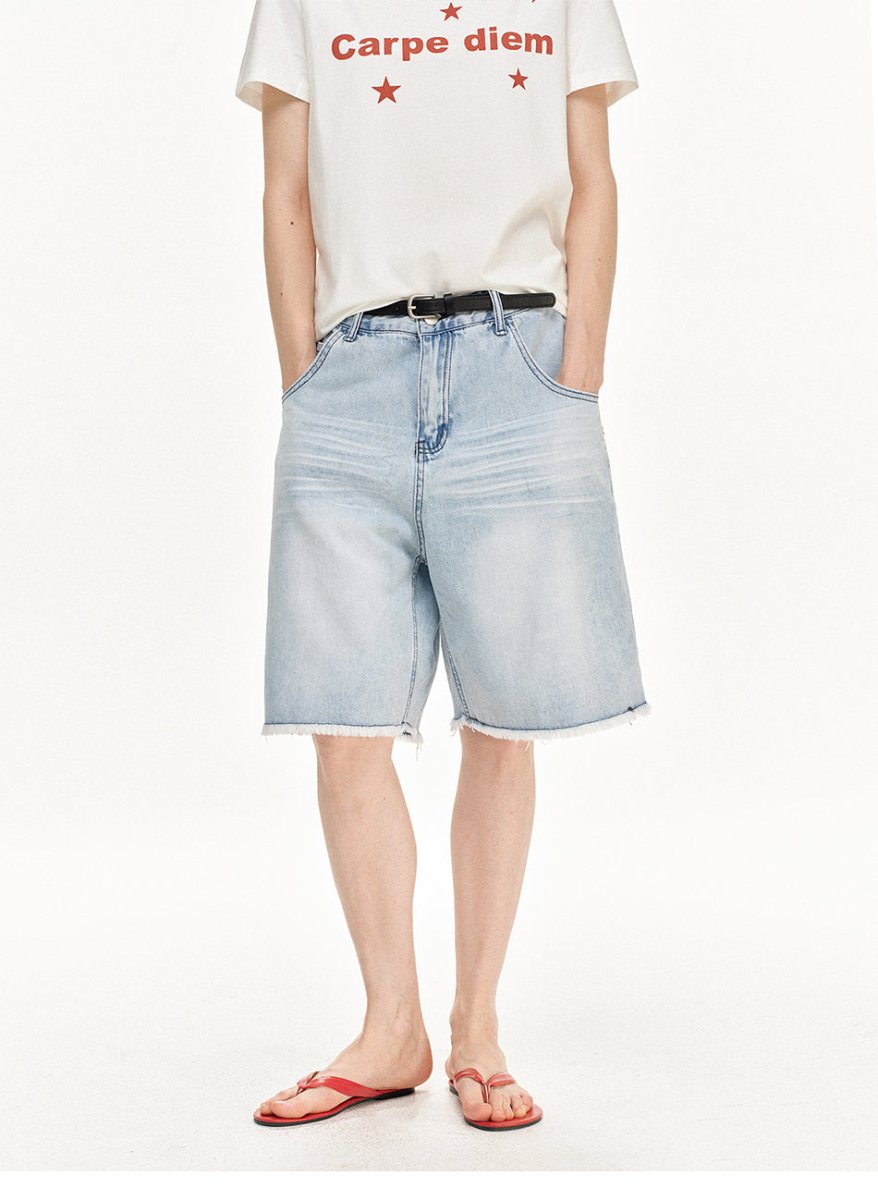 MADWITCH HIGH STREET WASHED SHORTS RK246 - MadWitch Store