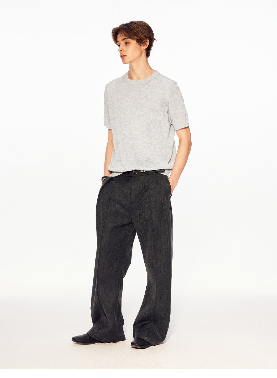 MADWITCH HERITAGE TEXTURED LINEN TEE #UTU059