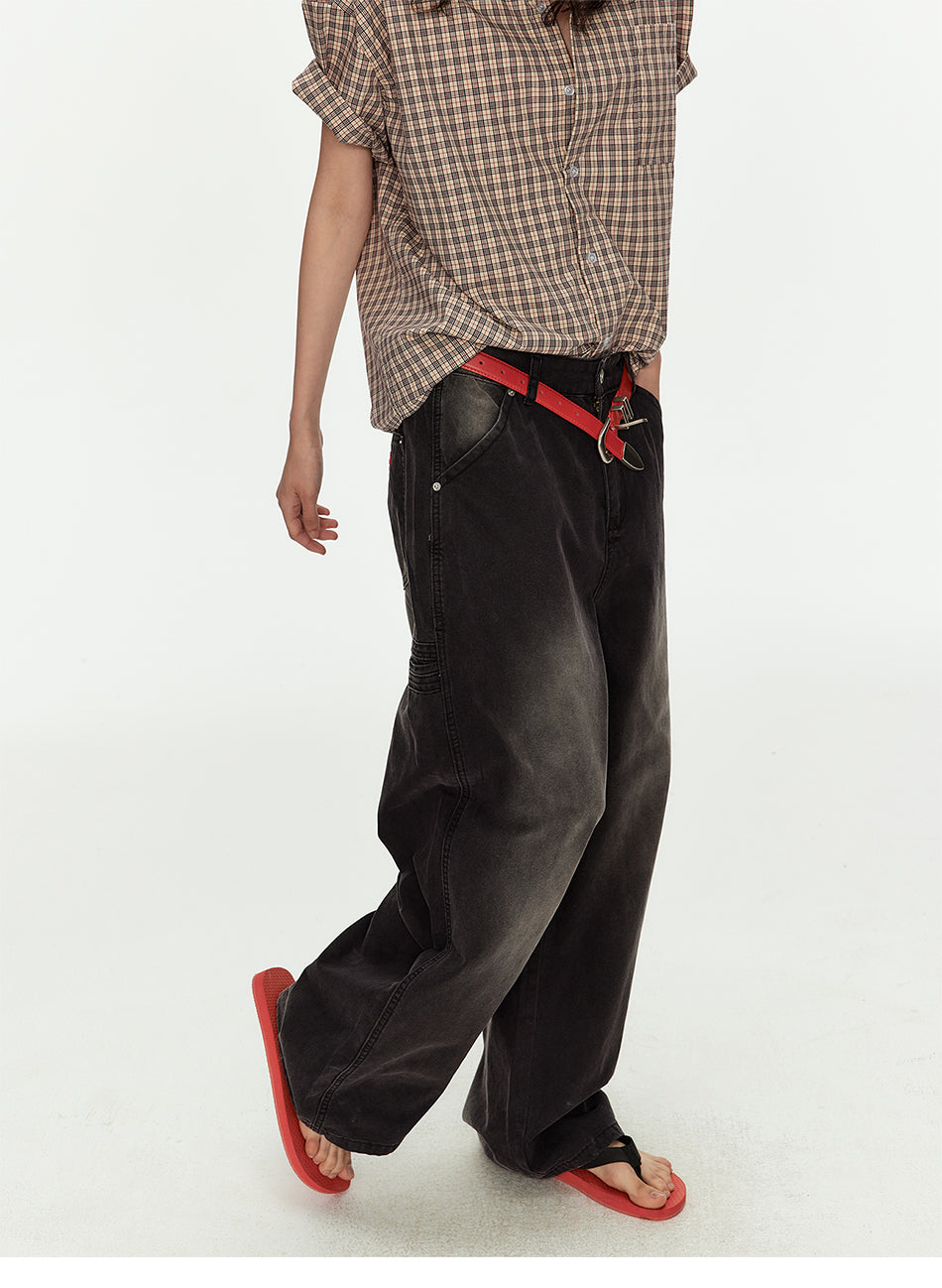 MADWITCH VINTAGE WIDE LEG JEANS #CK3629