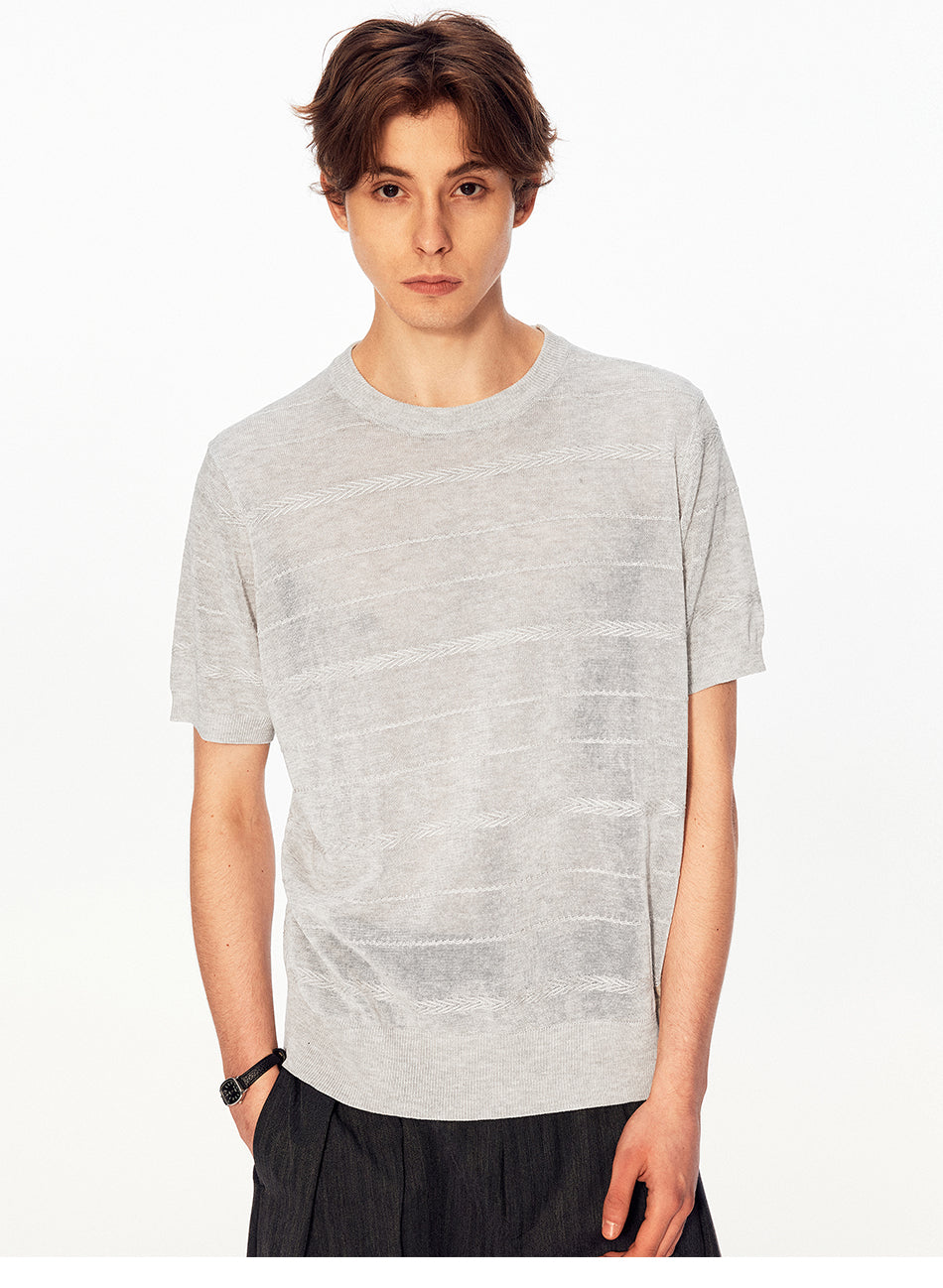 MADWITCH HERITAGE TEXTURED LINEN TEE #UTU059
