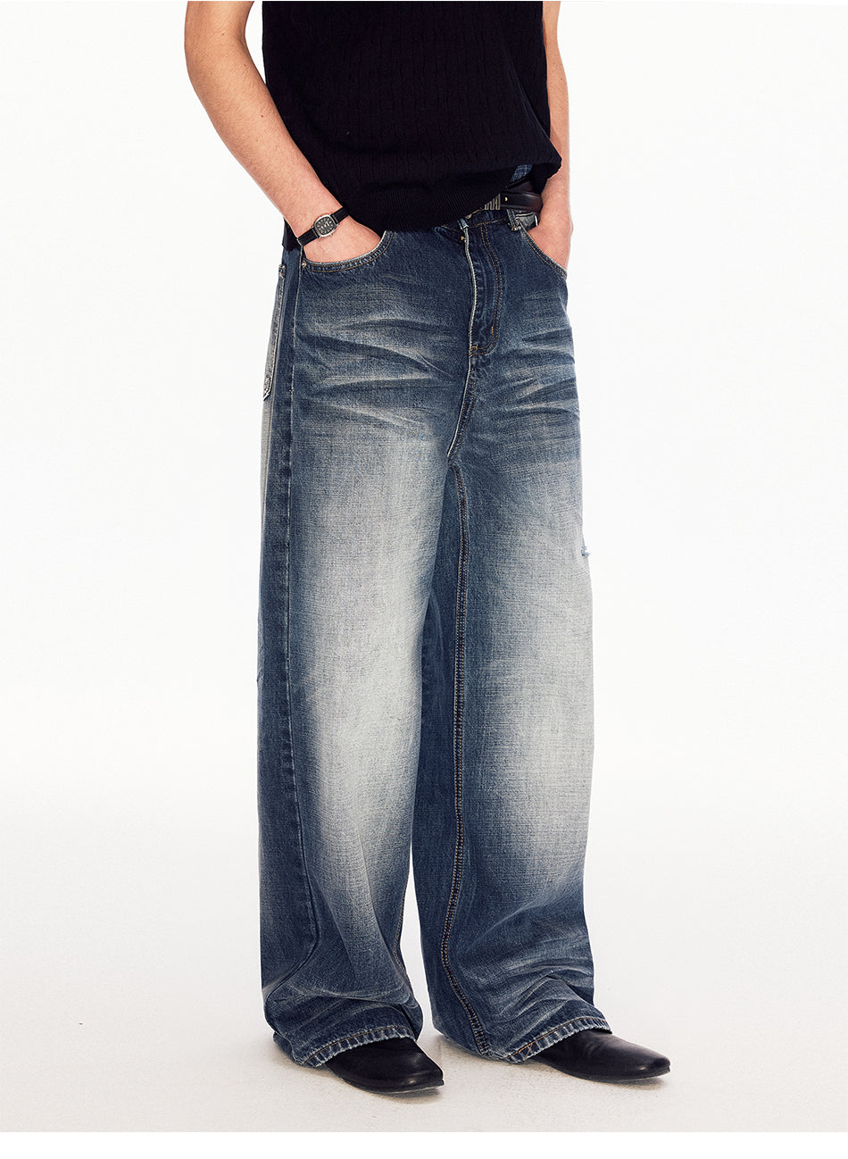 MADWITCH DISTRESSED WIDE LEG JEANS #WHOA136