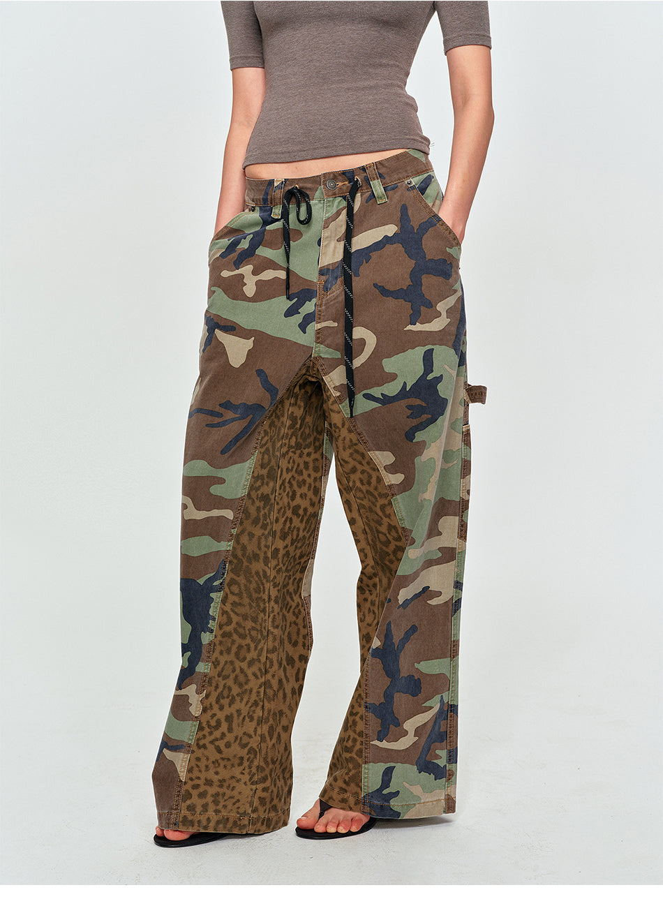 MADWITCH CAMO LEOPARD CARGO PANTS #CK3656