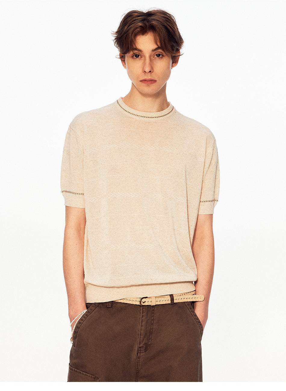 MADWITCH HERITAGE LINEN BLEND TEE #27495