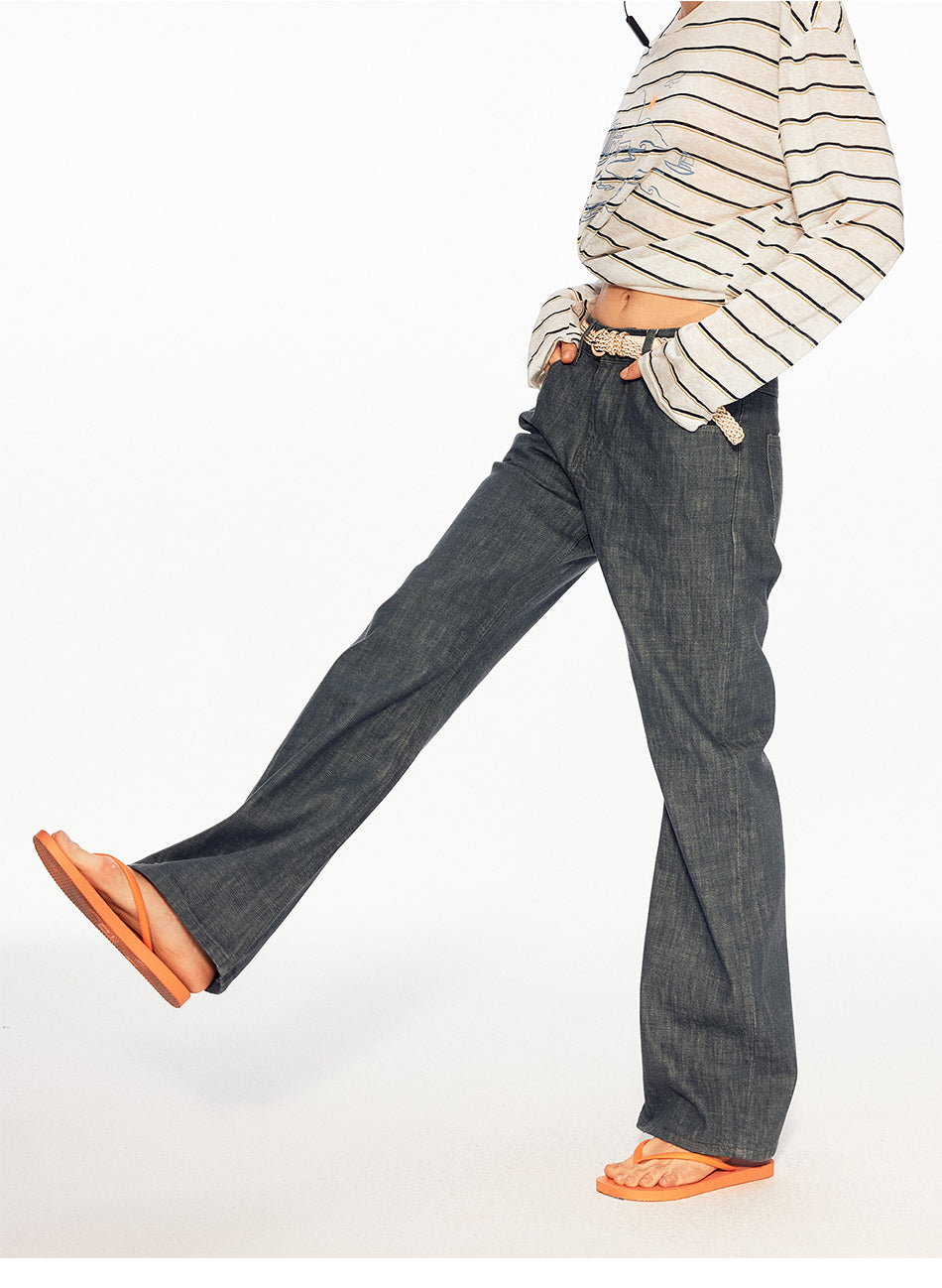 MADWITCH EMBROIDERED FLARE JEANS #GPC9821