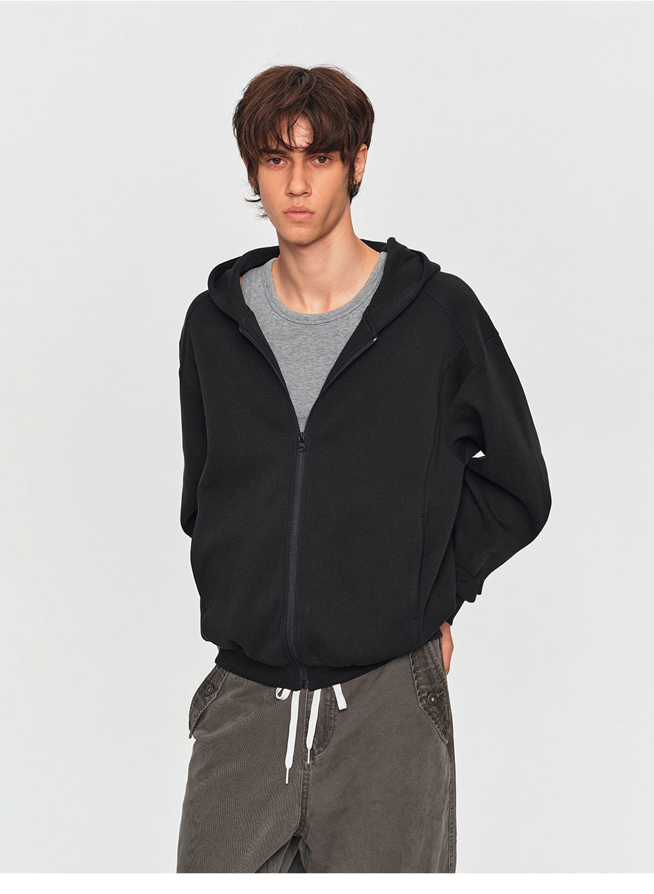 MADWITCH LYOCELL CROPPED ZIP HOODIE #2605WY7057