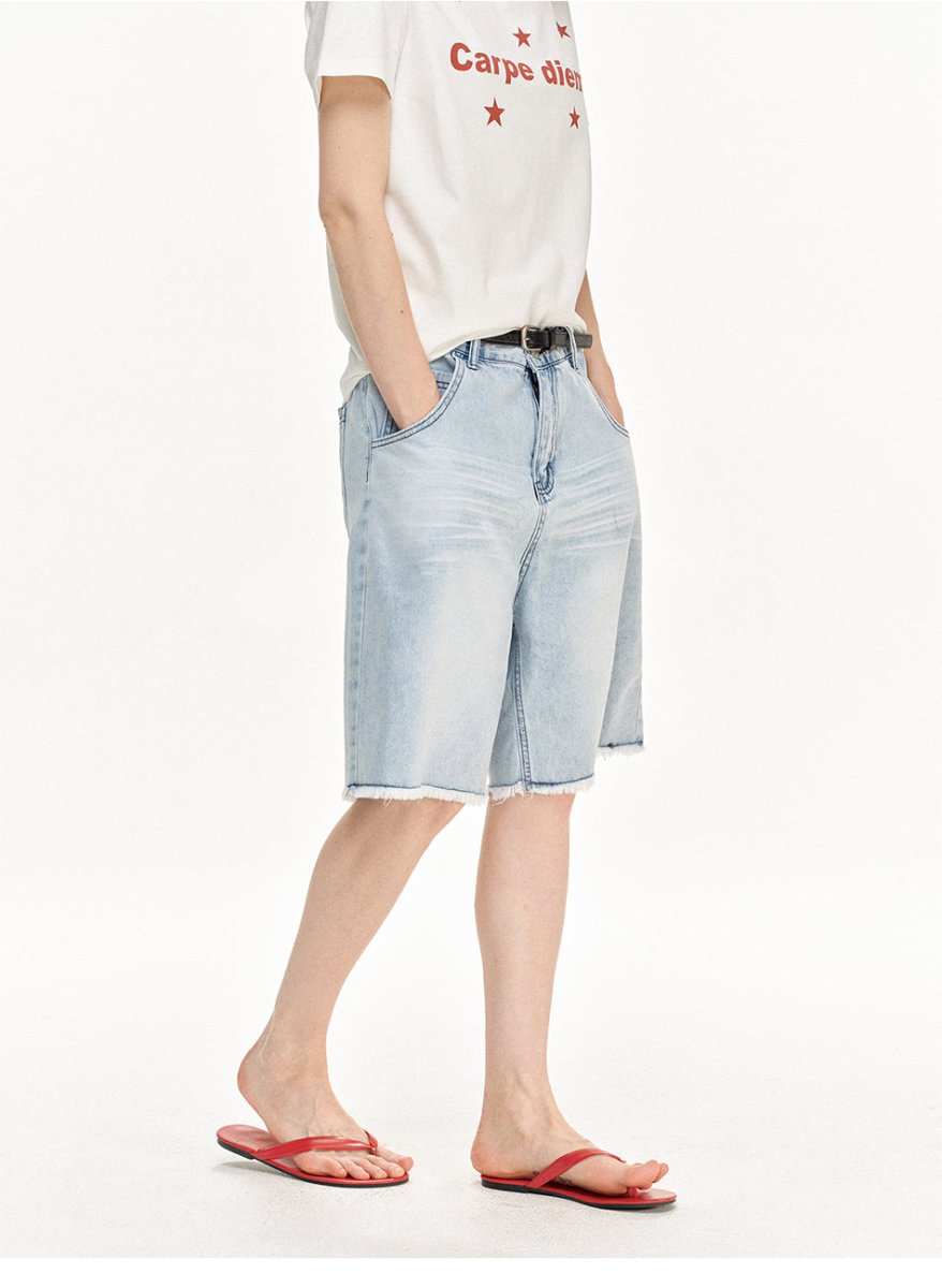 MADWITCH HIGH STREET WASHED SHORTS RK246 - MadWitch Store