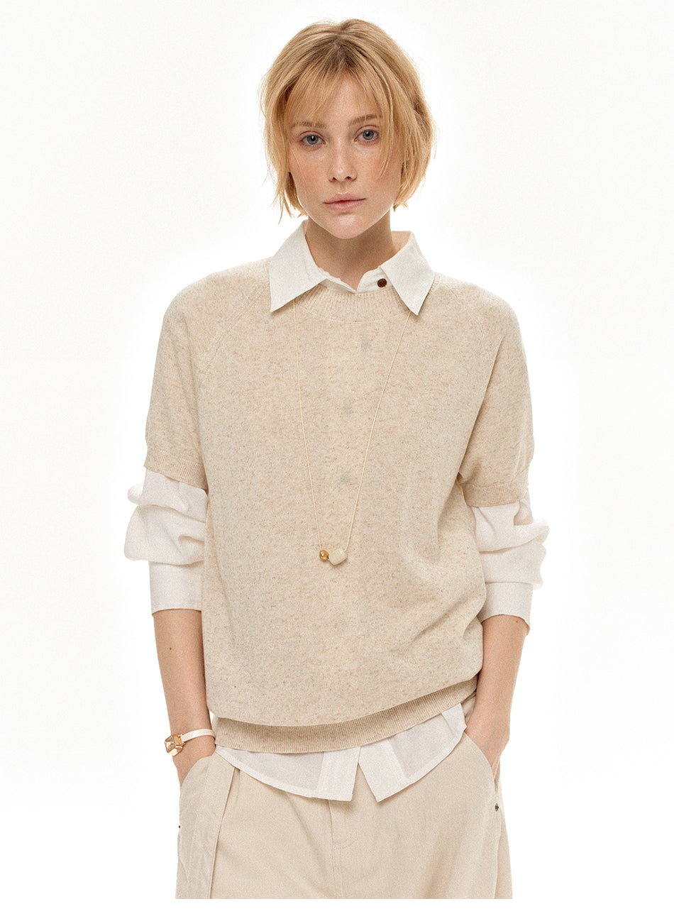 MADWITCH HERITAGE LINEN KNIT TEE #86119