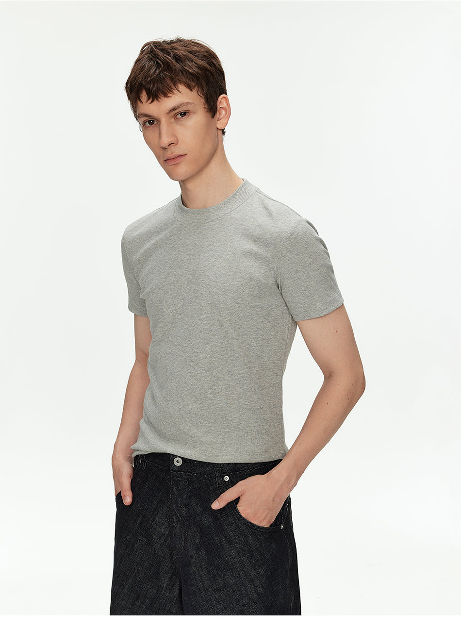 MADWITCH BASIC CREW NECK TEE #AW26088