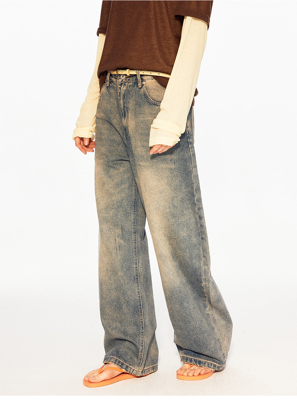 MADWITCH VINTAGE WIDE LEG JEANS #MC2601