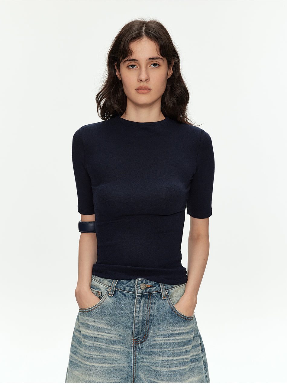 MADWITCH FITTED RIBBED TEE #69775