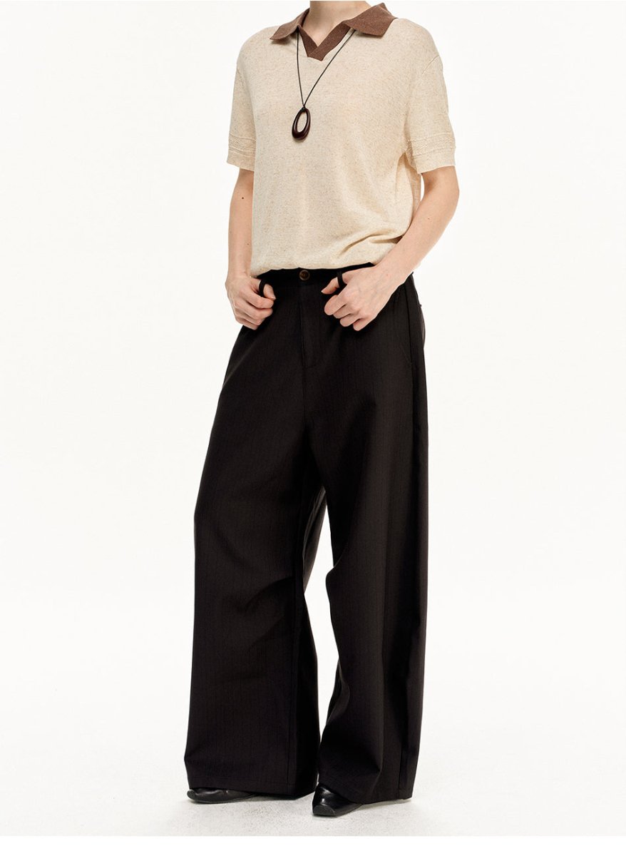 MADWITCH VINTAGE STRIPE WIDE TROUSERS CK6893 - MadWitch Store