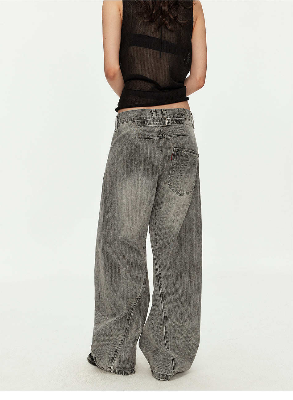 MADWITCH BAMBOO PARIS BUCKLE JEANS #MC2607