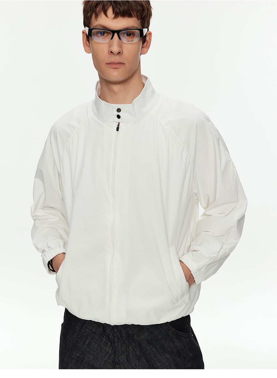 MADWITCH STAND COLLAR RAGLAN JACKET #C2642C26