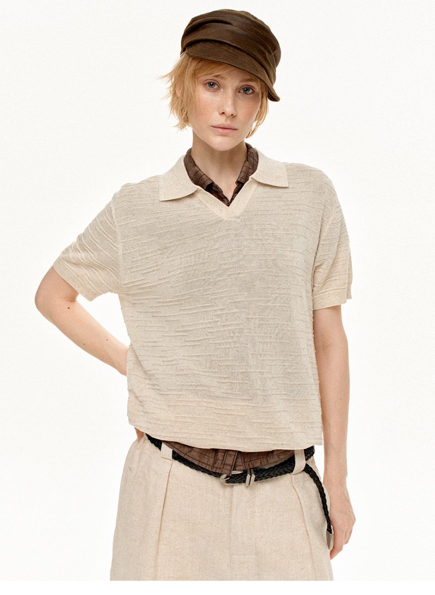 MADWITCH HERITAGE POLO TEXTURED TEE 86123 - MadWitch Store