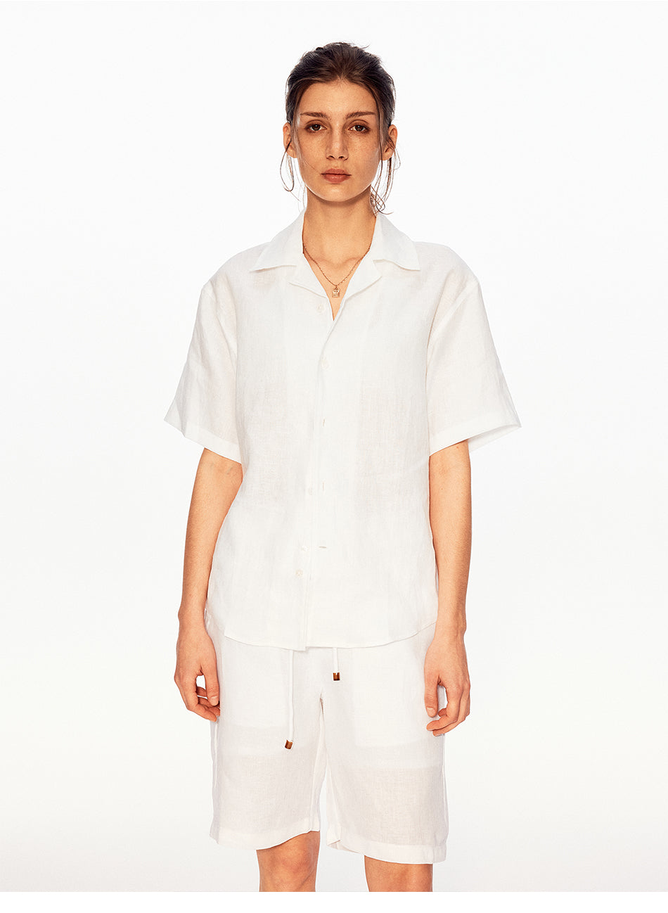 MADWITCH VINTAGE LINEN SEAGULL SHIRT #36510