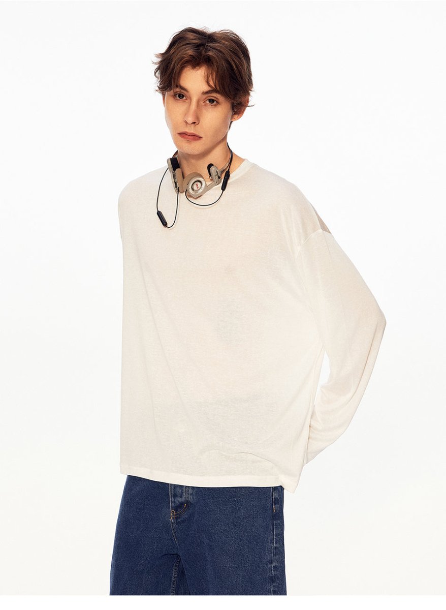 MADWITCH VINTAGE TENCEL SHEER TEE AW26092 - MadWitch Store