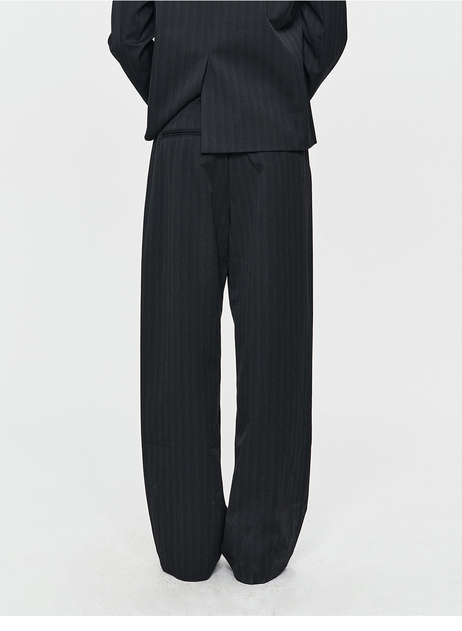 MADWITCH PINSTRIPE WIDE-LEG TROUSERS #AW26125