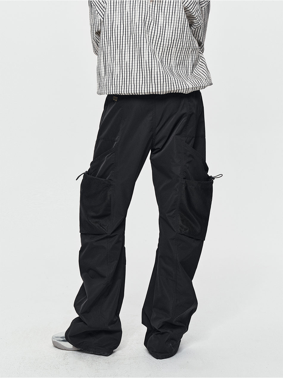 MADWITCH DECONSTRUCTED CURVED CARGO PANTS #CK61077