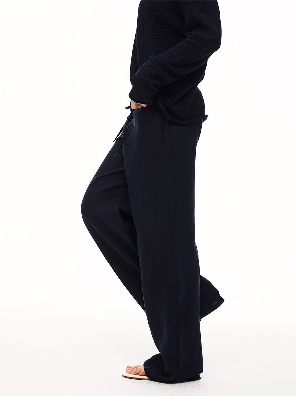 MADWITCH LYOCELL LINEN DRAWSTRING TROUSERS #NR6035