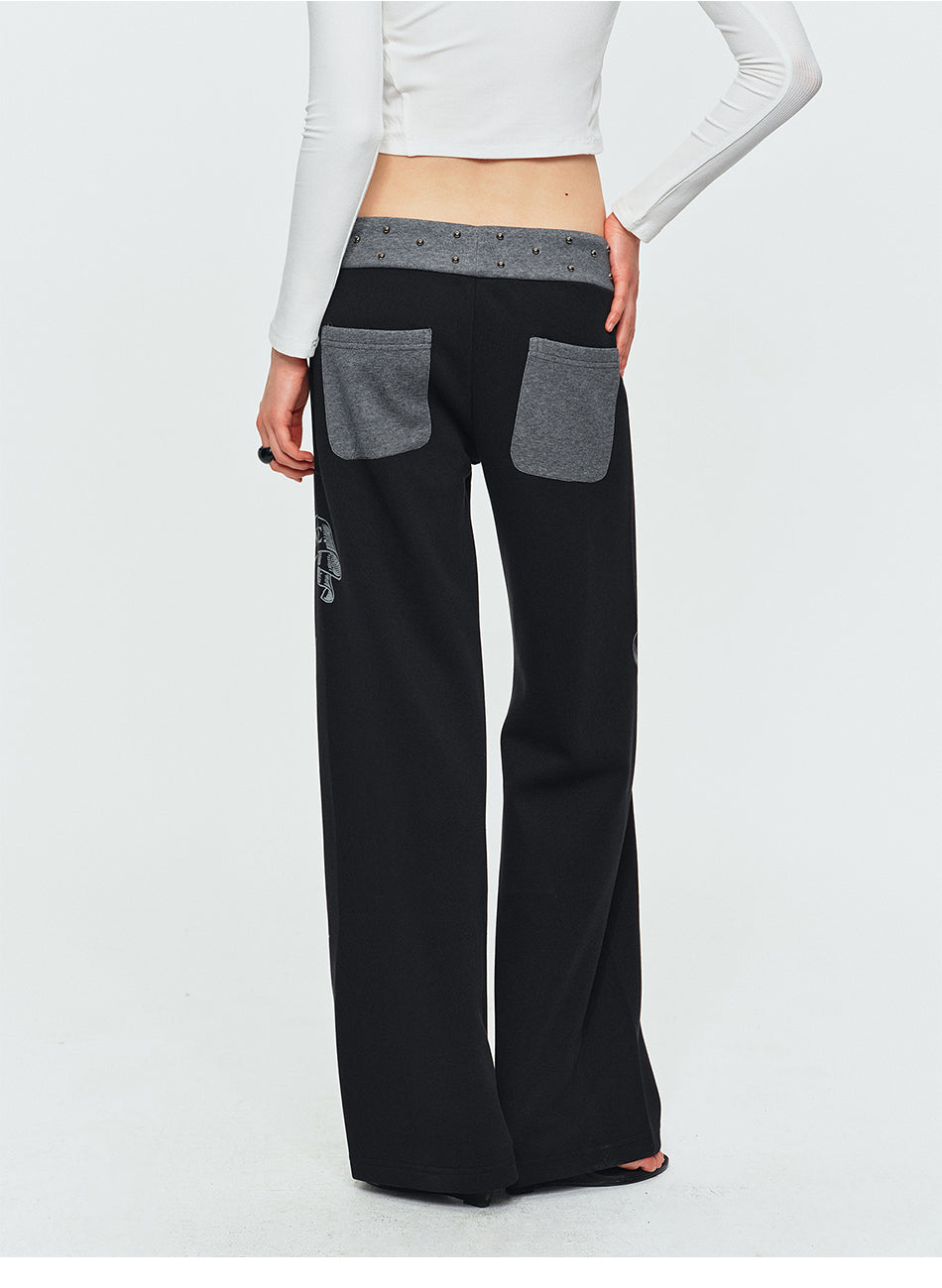 MADWITCH THORN ANGEL STUDDED SWEATPANTS #L2026543