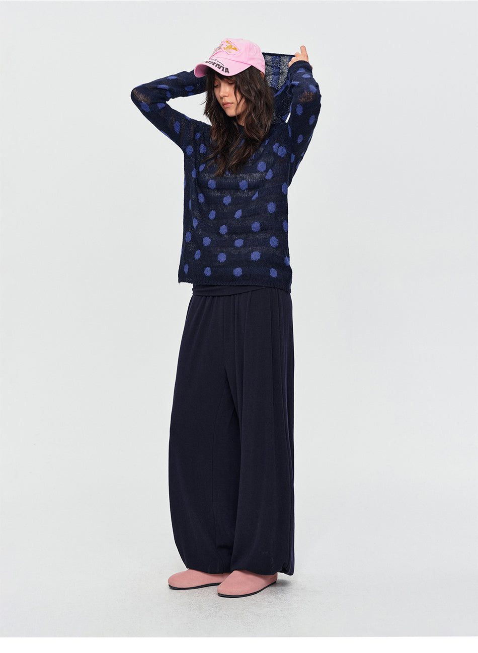 MADWITCH FOLD-OVER HAREM PANTS #C2026353