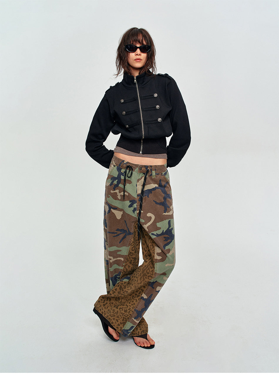 MADWITCH CAMO LEOPARD CARGO PANTS #CK3656