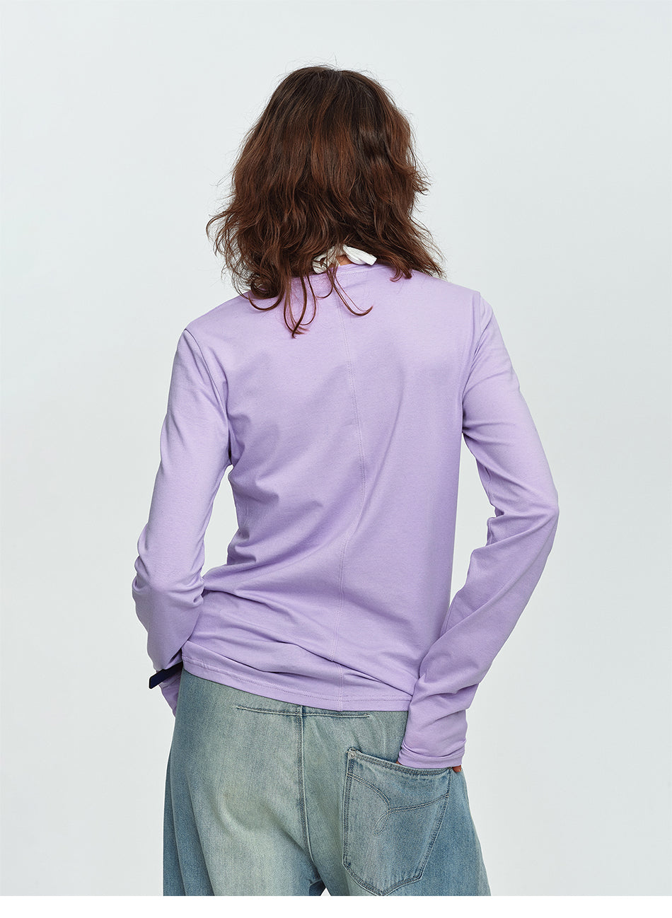 MADWITCH LYOCELL-BLEND DUAL-POCKET HENLEY SHIRT #MD26801C