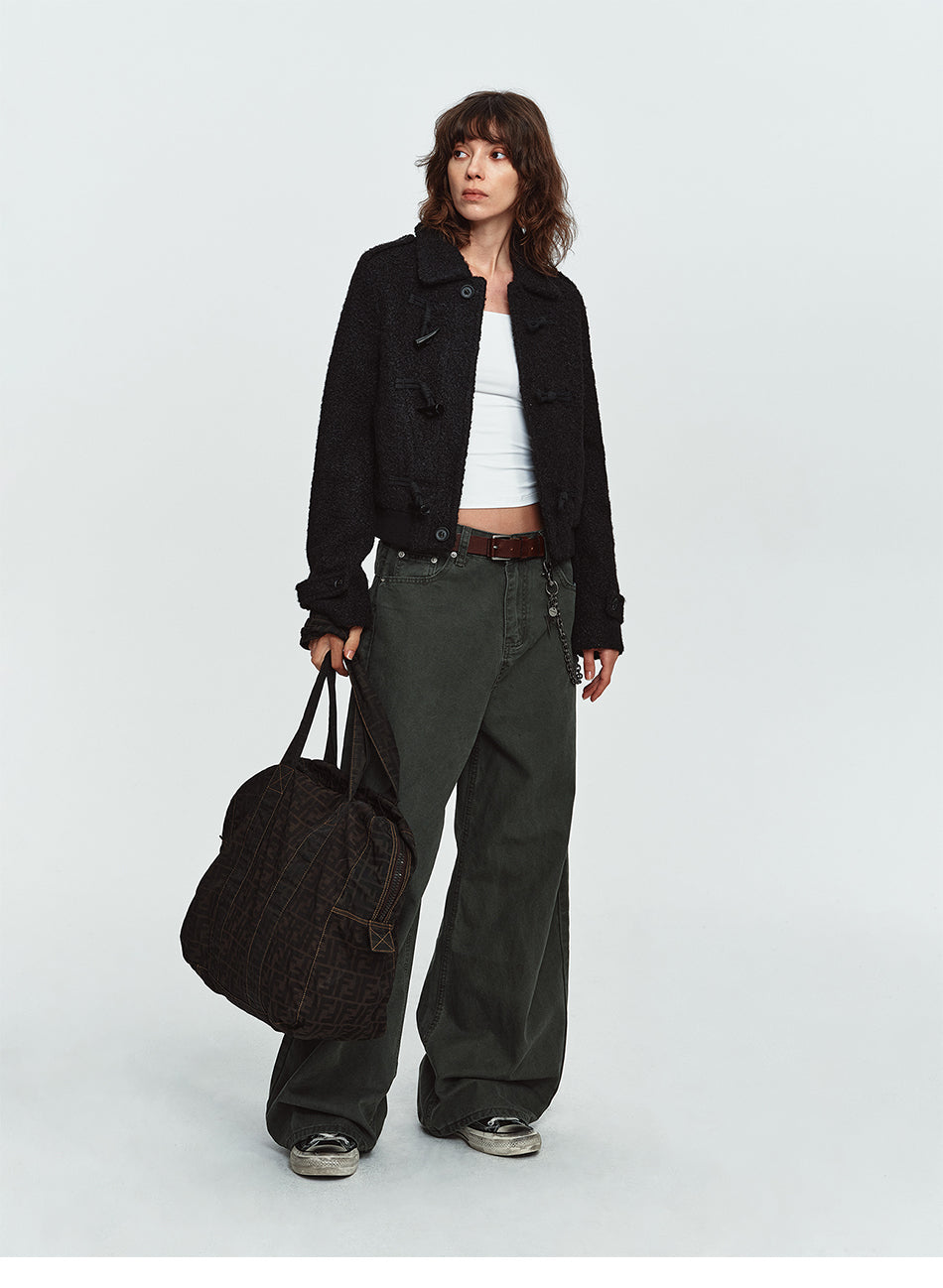 MADWITCH TOGGLE-BUTTON WOOLEN JACKET #CW1372