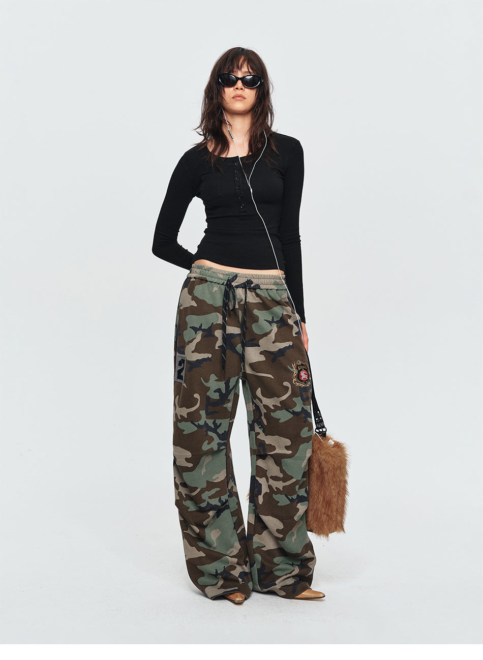 MADWITCH RIBBED POCKET HENLEY TEE #C2026372
