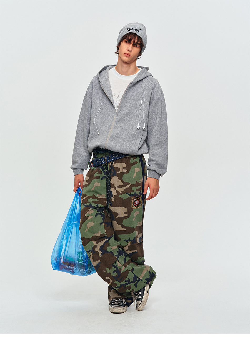 MADWITCH LYOCELL CROPPED ZIP HOODIE #2605WY7057