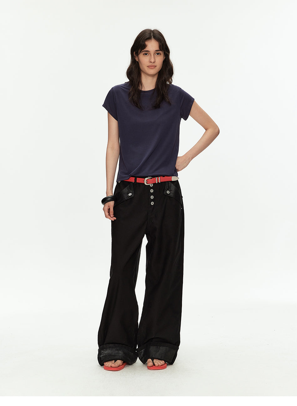 MADWITCH TENCEL COOL SHORT TEE #TC122N