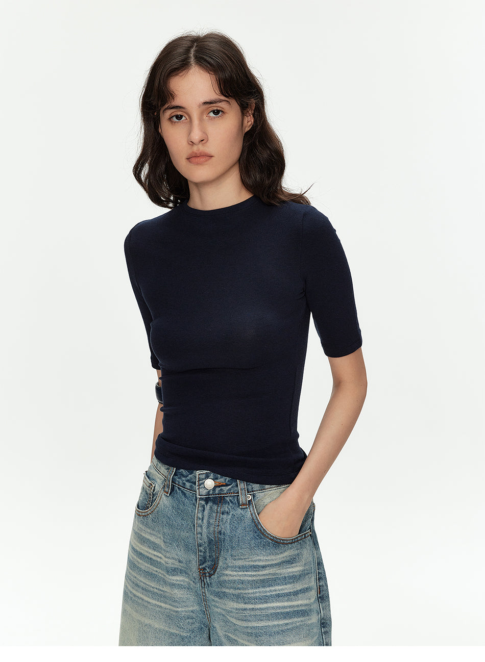 MADWITCH FITTED RIBBED TEE #69775