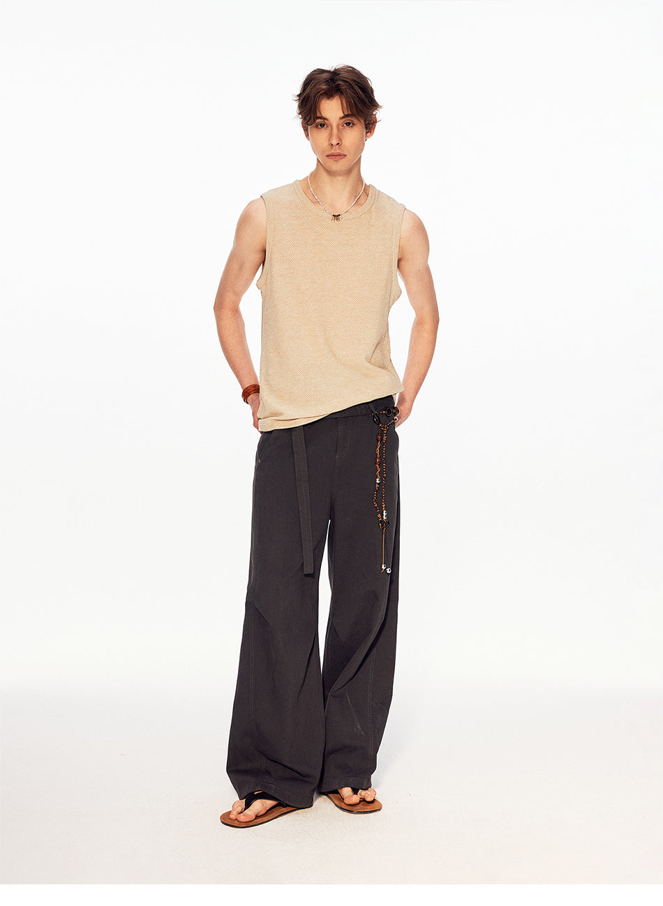 MADWITCH TEXTURED SLEEVELESS TOP #UTU067