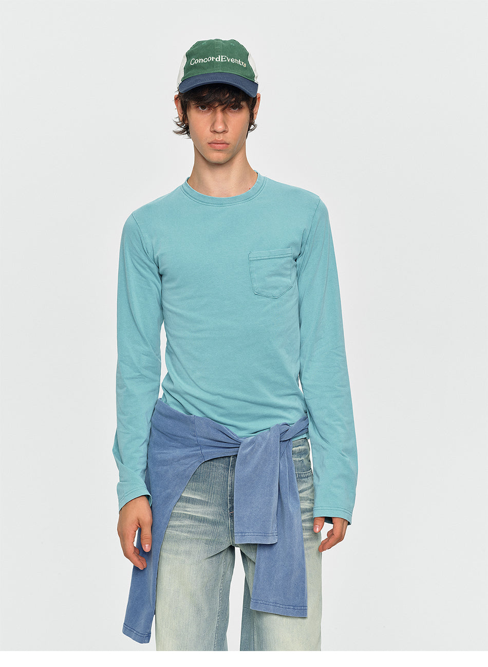 MADWITCH VINTAGE WASHED POCKET TEE #L2026700