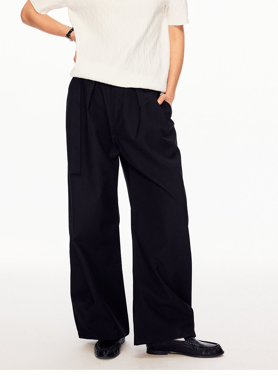 MADWITCH BELTED PLEATED TROUSERS #CK6988