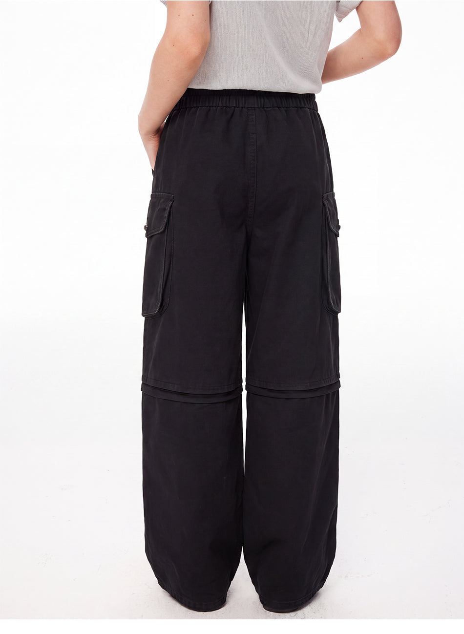 MADWITCH VINTAGE MULTI-BUTTON LAYERED CARGO PANTS #H6773-1