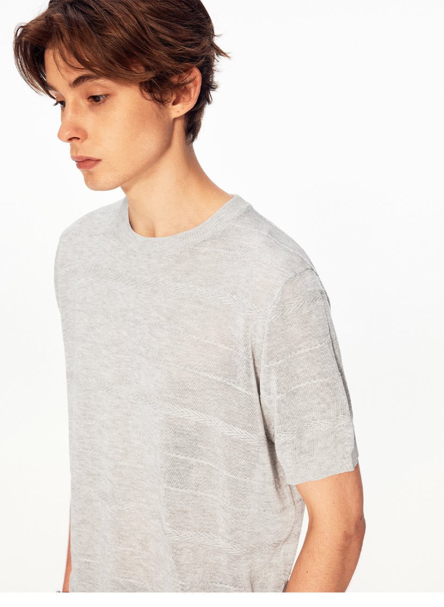 MADWITCH HERITAGE TEXTURED LINEN TEE UTU059 - MadWitch Store