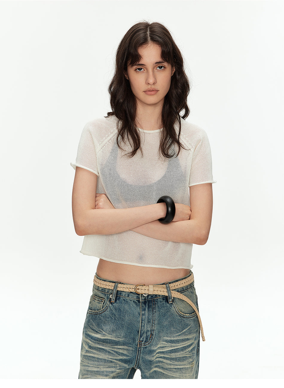 MADWITCH MESH RAGLAN SHORT TEE #MYC016