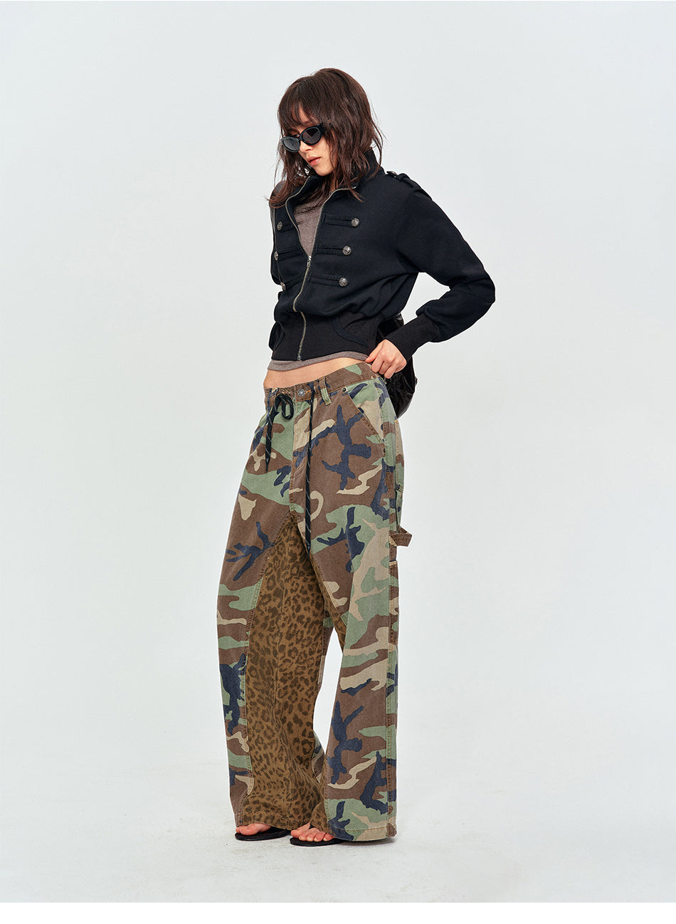 MADWITCH CAMO LEOPARD CARGO PANTS #CK3656