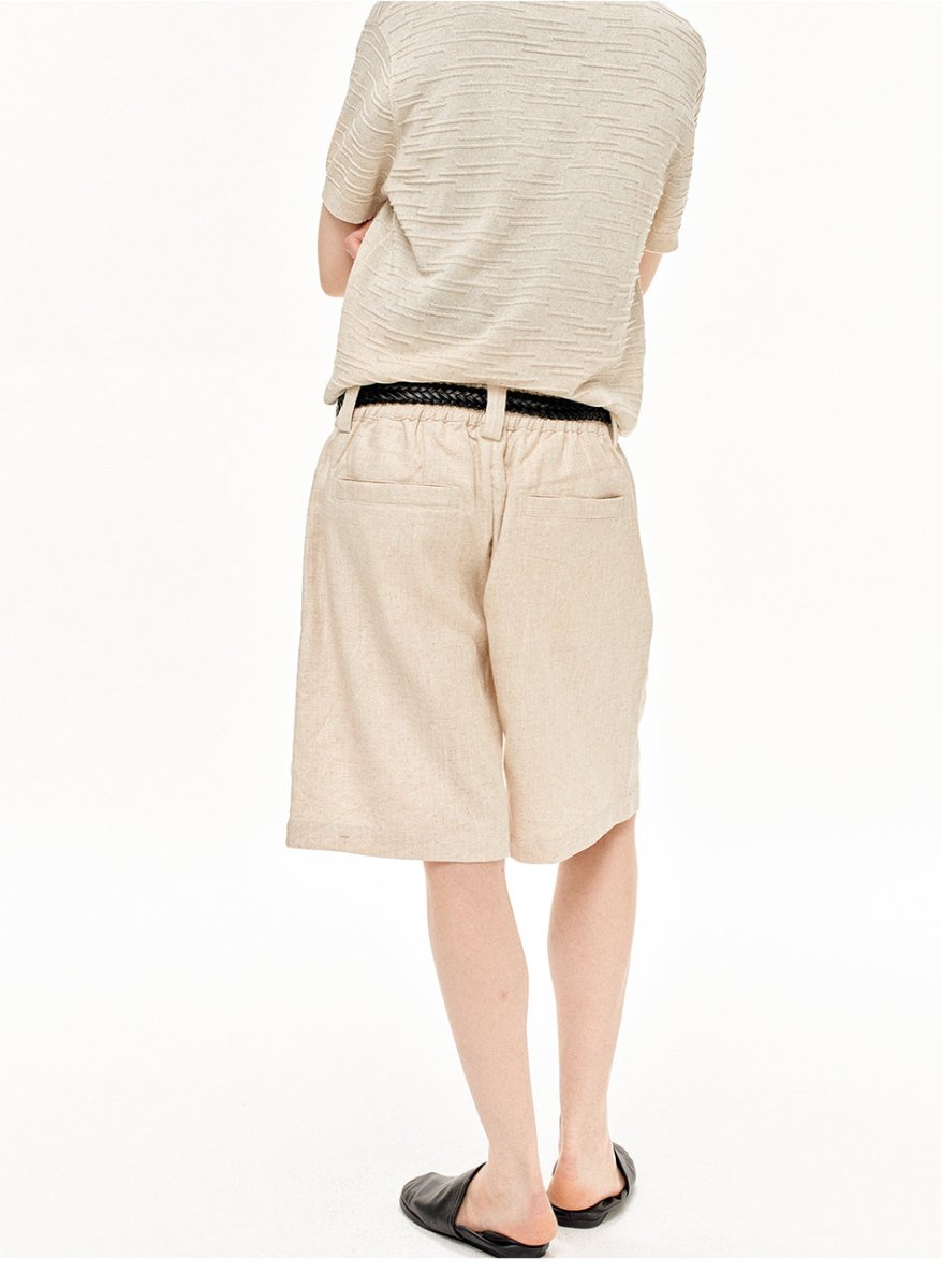 MADWITCH VINTAGE DOUBLE PLEAT SHORTS D061 - MadWitch Store