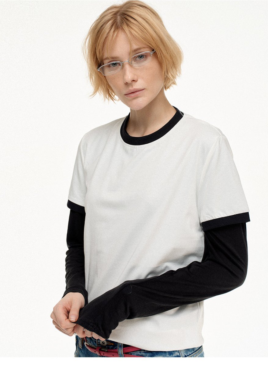MADWITCH VINTAGE PIPING RELAXED TEE RT64 - MadWitch Store