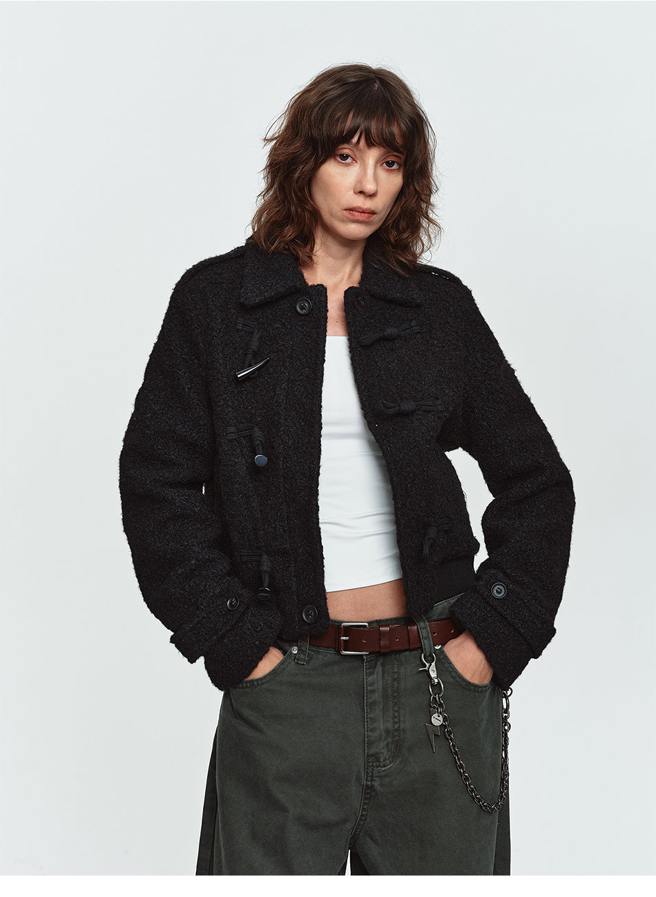 MADWITCH TOGGLE-BUTTON WOOLEN JACKET #CW1372