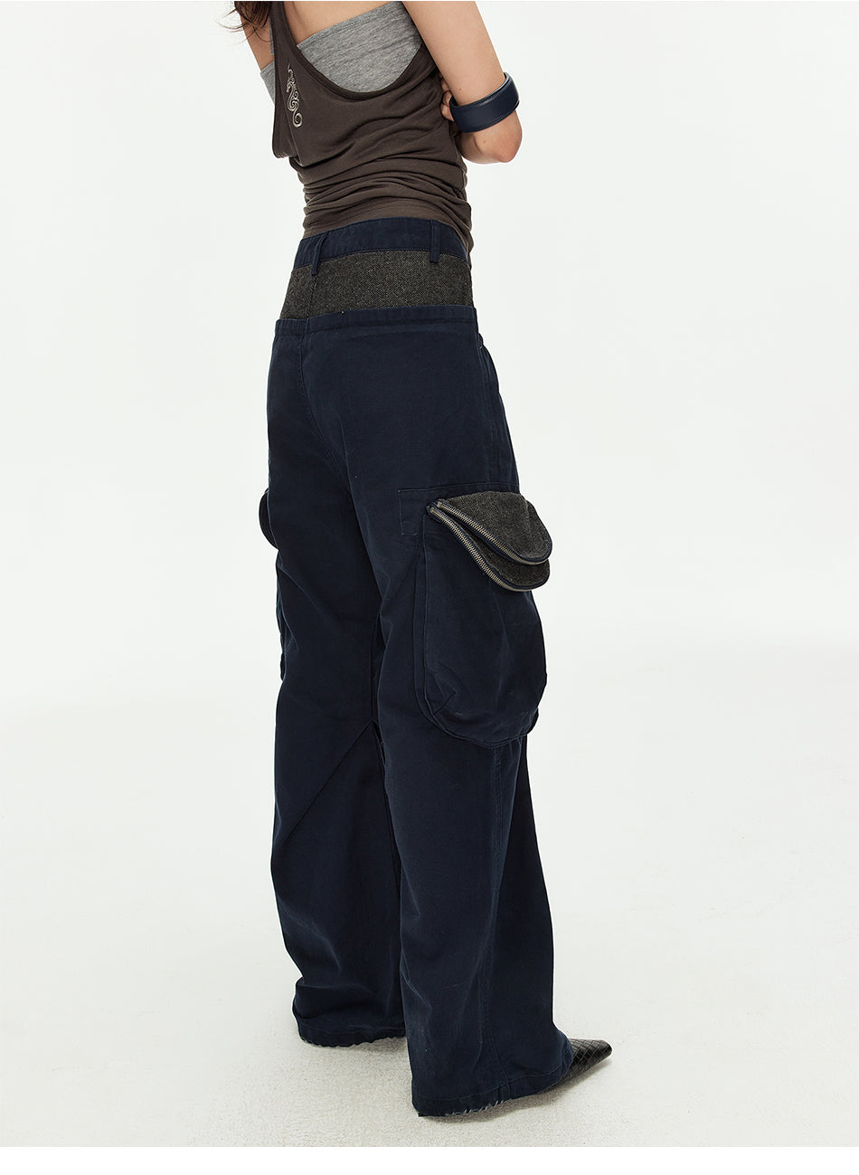 MADWITCH ZIP FLARE CARGO PANTS #CK6997