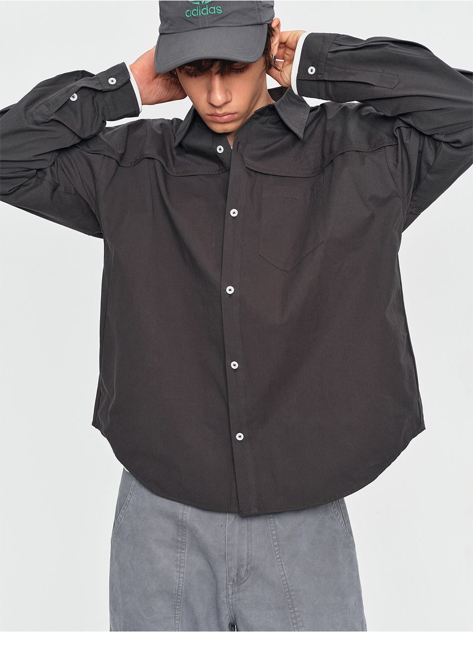 MADWITCH DECONSTRUCTED LOOSE SHIRT #RC151