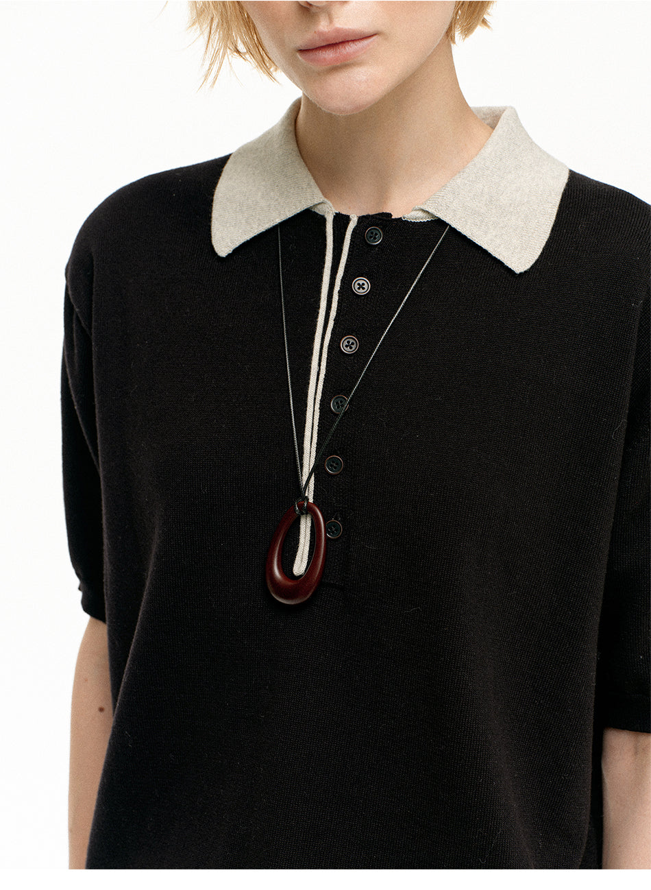 MADWITCH PREMIUM POLO KNIT TEE #991338