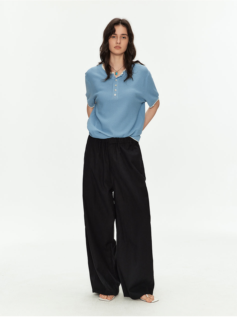 MADWITCH TENCEL DRAWSTRING PANTS #CK61037