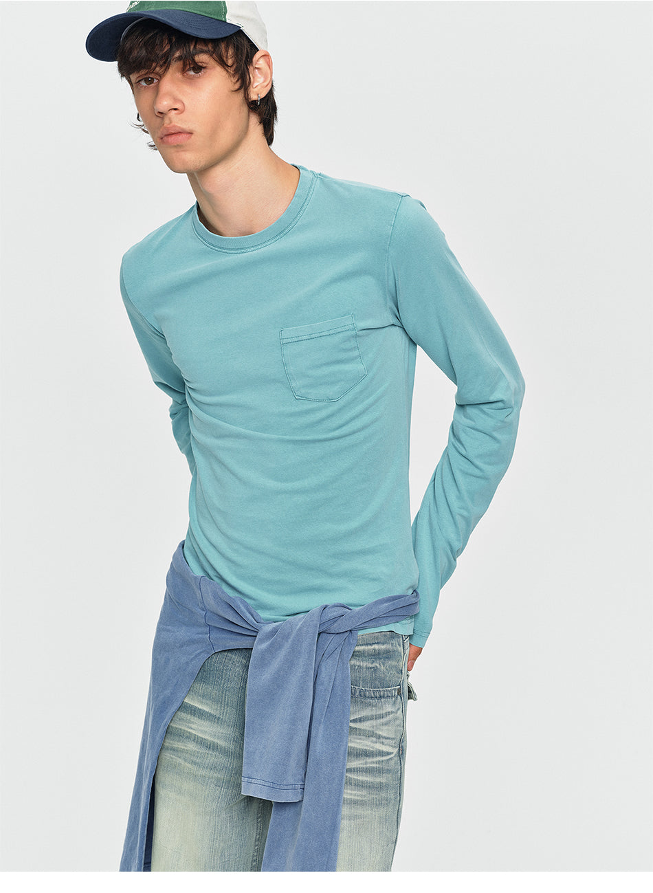 MADWITCH VINTAGE WASHED POCKET TEE #L2026700