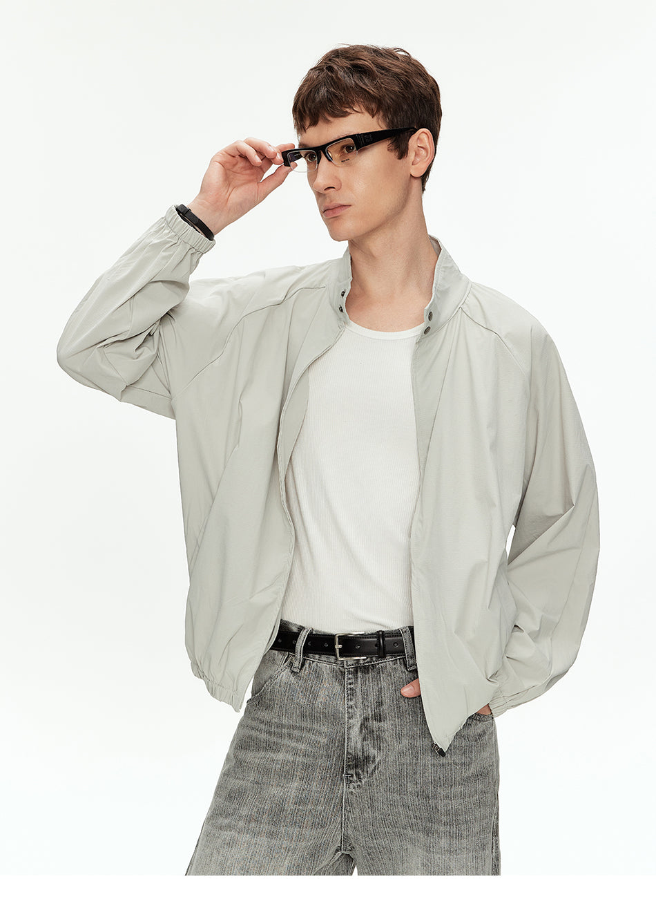 MADWITCH STAND COLLAR RAGLAN JACKET #C2642C26